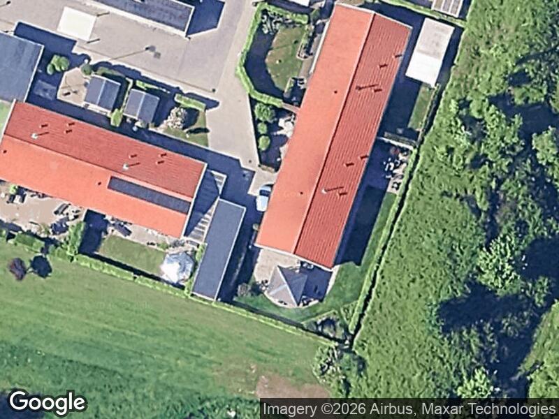 Satellitfoto af Måløv legeskur