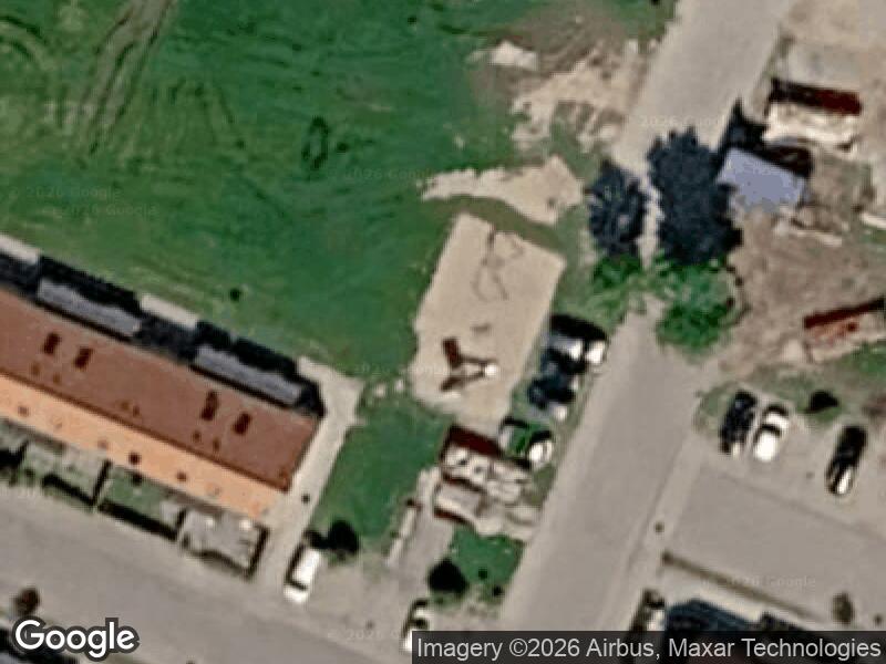 Satellitfoto af Legepladsen v. Rævdalsparken