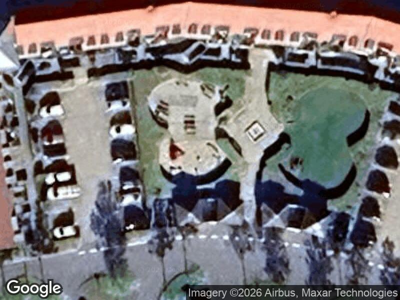 Satellitfoto af Legepladsen v. Dronningemaen