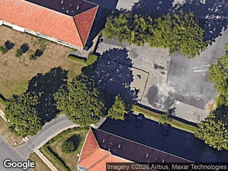 Satellitfoto af Legepladsen v. Fruebjergvej