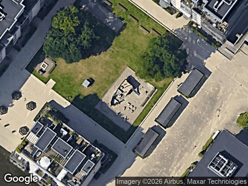 Satellitfoto af Legepladsen v. Weidekampsgade