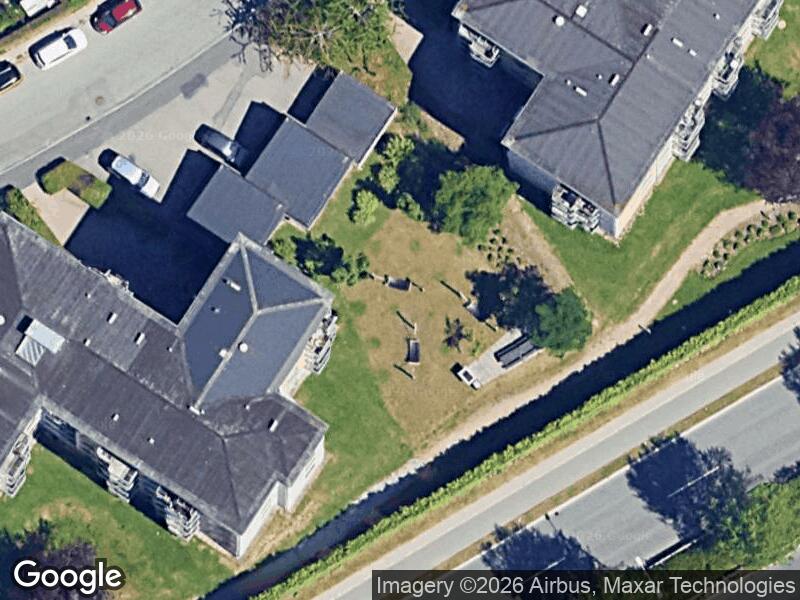 Satellitfoto af Legepladsen v. Solhvervsvej