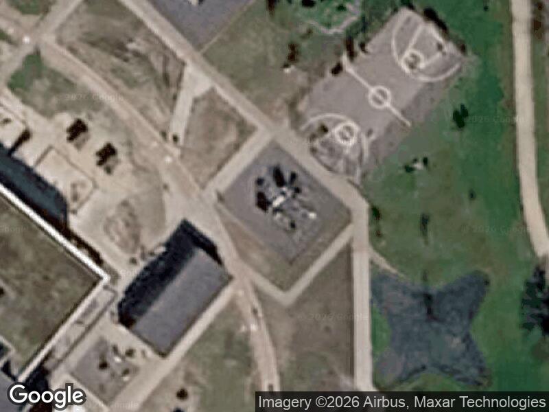 Satellitfoto af Legepladsen v. Hyvildvej