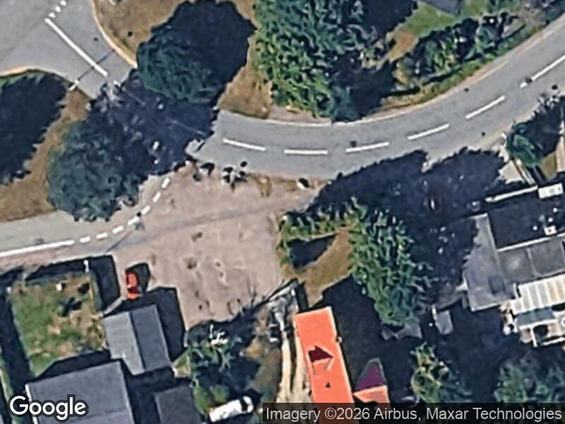 Satellitfoto af Hillerød vest skolen alsønderup