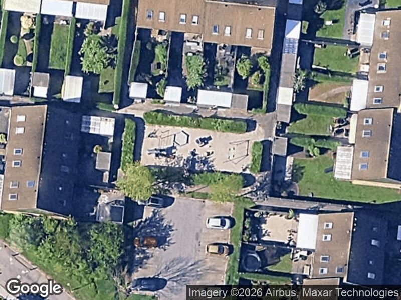 Satellitfoto af Legepladsen v. Grønnegården