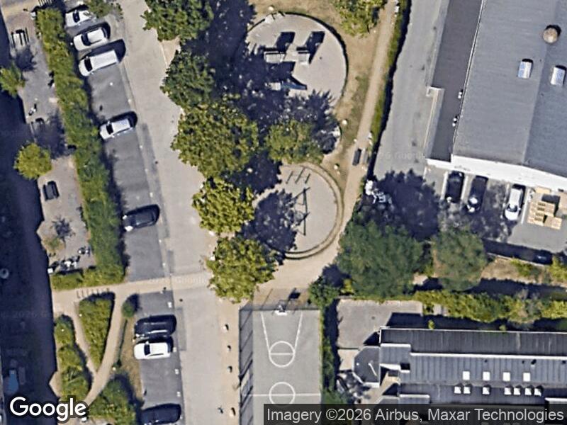 Satellitfoto af Legepladsen v. Esromgade