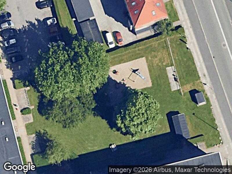 Satellitfoto af Legepladsen v. Rosenvangs Allé