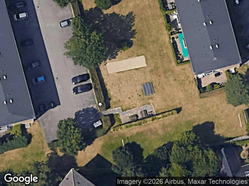 Satellitfoto af Legepladsen v. Baunebakkevej
