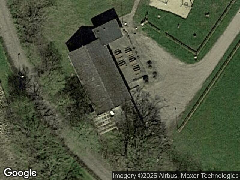 Satellitfoto af Præstbro stadion
