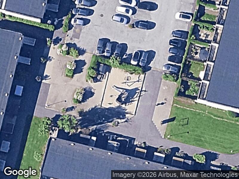 Satellitfoto af Legepladsen v. Magnolievangen