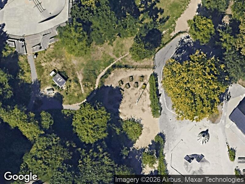 Satellitfoto af Legepladsen i Fælledparken ved Frederik V's Vej