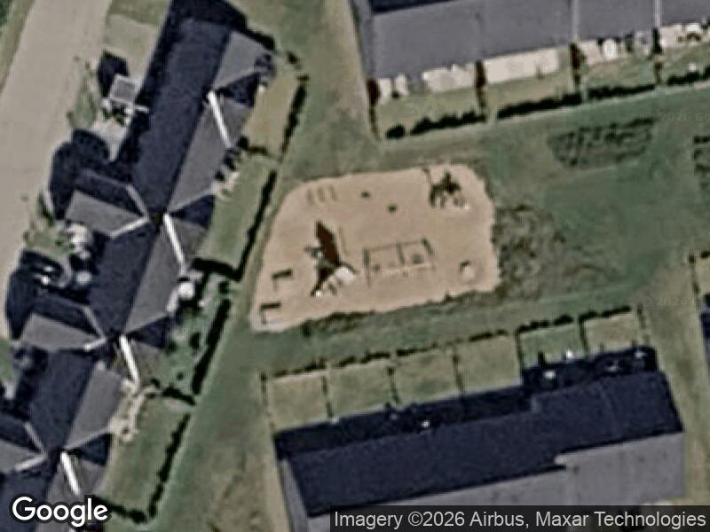 Satellitfoto af Legepladsen v. Hirsevænget