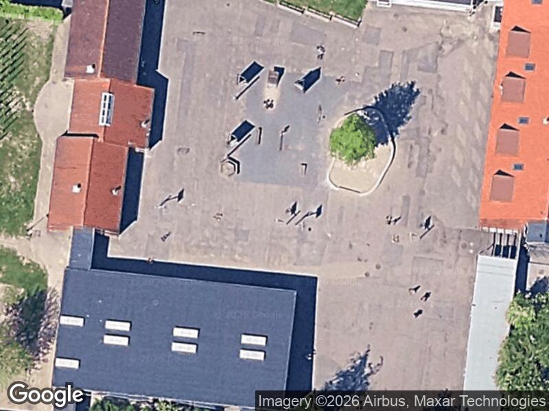 Satellitfoto af Legepladsen v. Borgerdiget