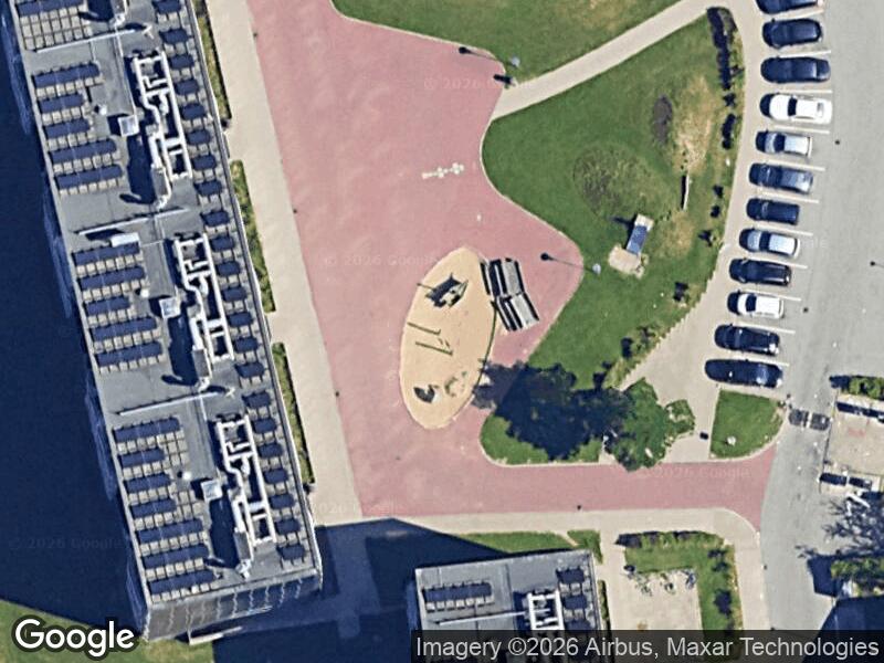 Satellitfoto af Legepladsen v. Karensvej