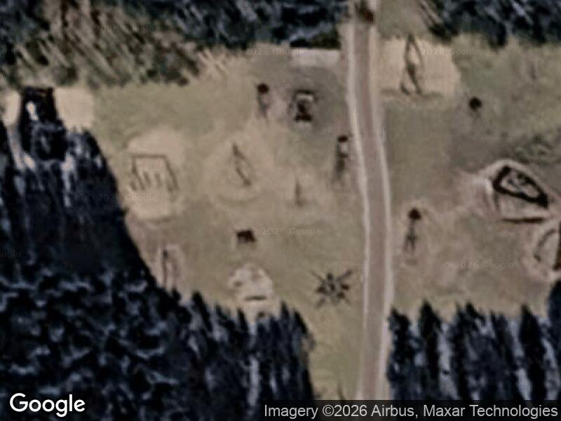 Satellitfoto af Løvbakke Skov