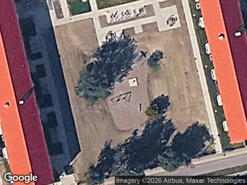 Satellitfoto af Legepladsen v. Parkvej