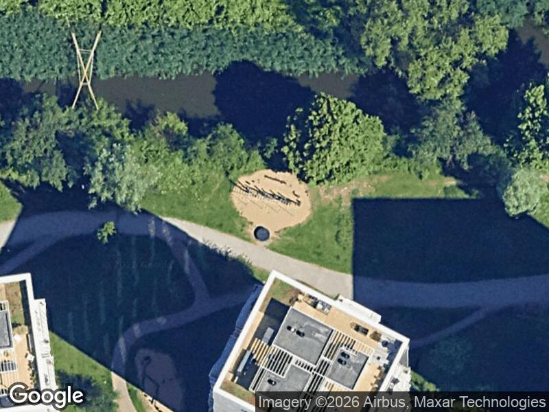 Satellitfoto af Legepladsen v. Åhusene