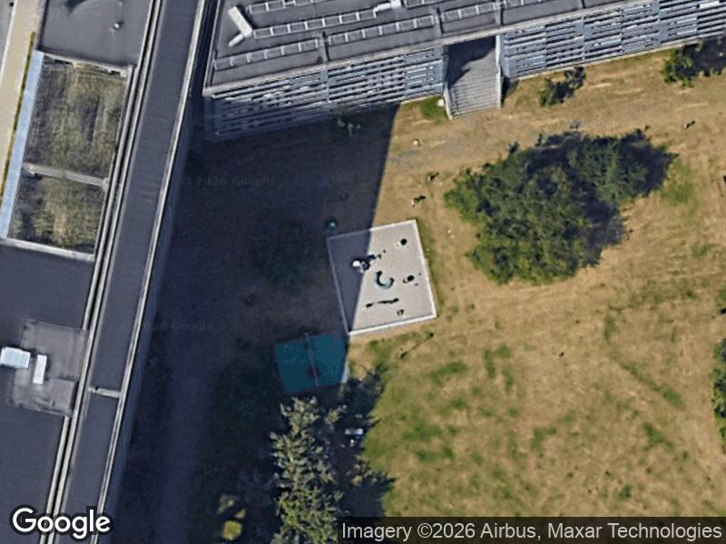 Satellitfoto af Legepladsen i Grønningen (nordvest)