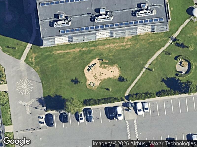 Satellitfoto af Legepladsen v. Sigridsvej