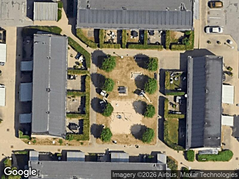 Satellitfoto af Legepladsen v. Pontoppidanstræde
