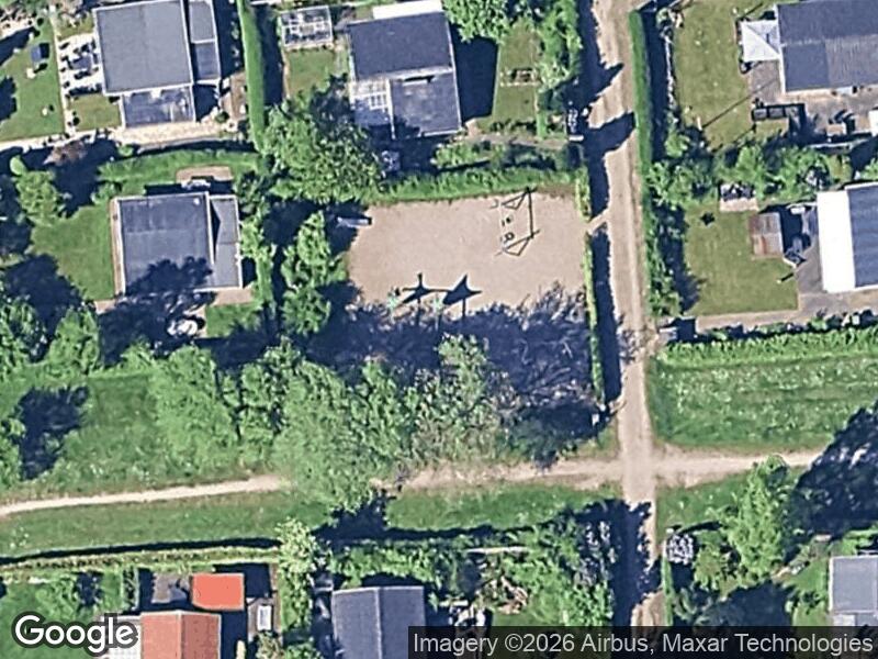 Satellitfoto af Legepladsen v. Stokrosestien