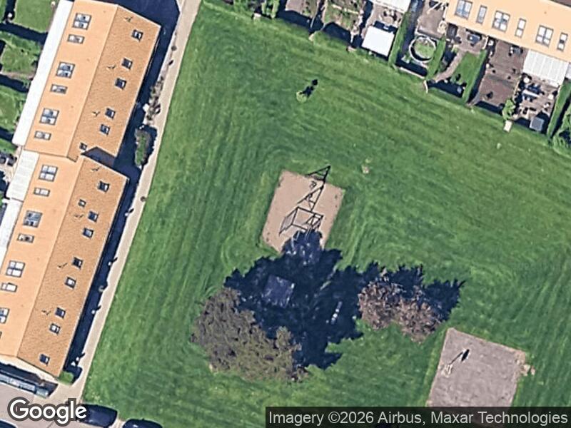 Satellitfoto af Legepladsen v. Digestykket