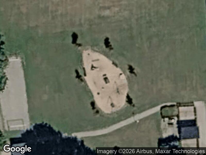 Satellitfoto af Legepladsen v. Oehlenschlægersvej