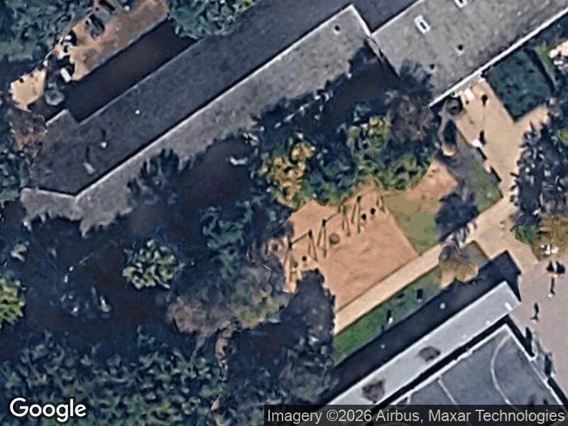 Satellitfoto af Legepladsen v. Harlekinvej