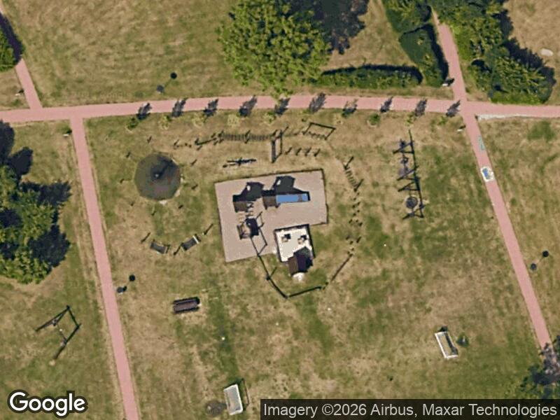 Satellitfoto af Skottegårdens legeplads