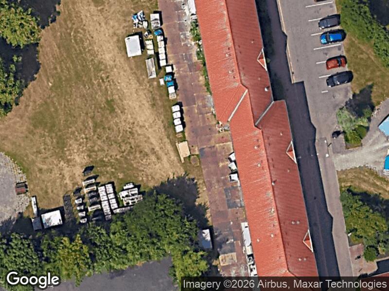 Satellitfoto af Solduggen legeplads