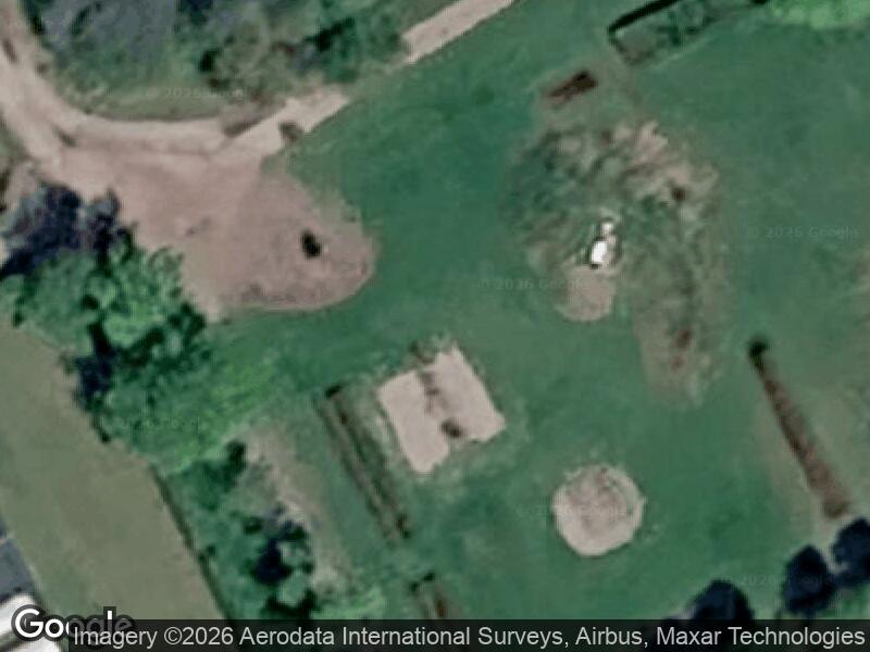 Satellitfoto af Sydby skolen legeopladsen