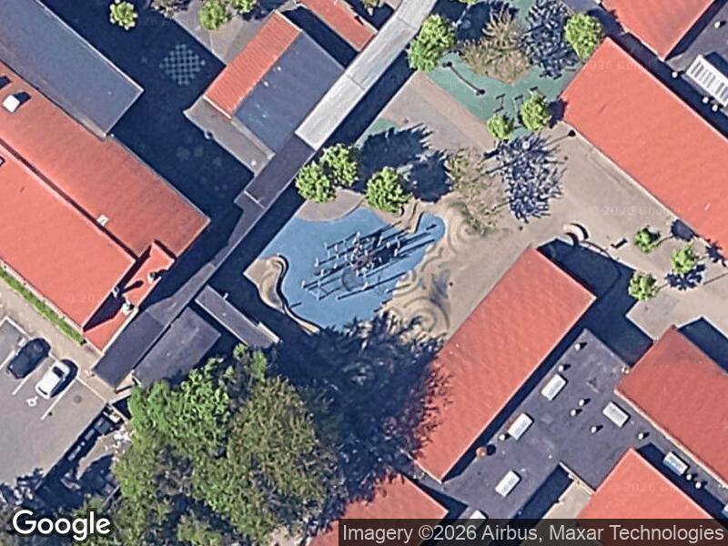 Satellitfoto af Legepladsen v. Vejledalen