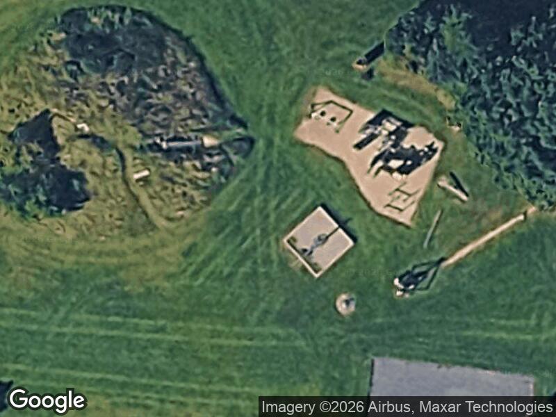 Satellitfoto af Legepladsen v. Højmarken
