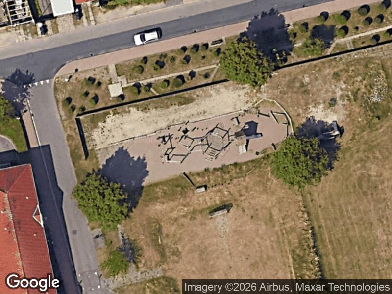 Satellitfoto af Julerosevej legeplads