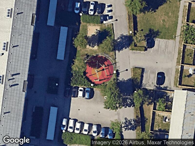 Satellitfoto af Legepladsen v. Korsløkkevej