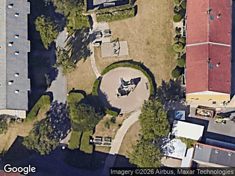 Satellitfoto af Legepladsen v. Møntmestervej