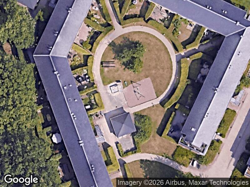 Satellitfoto af Legepladsen v. Bøgeparken