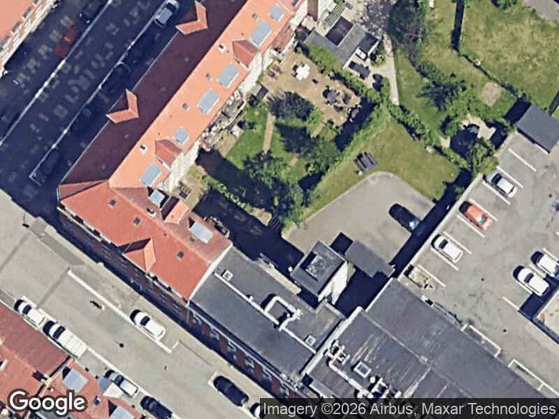 Satellitfoto af Legepladsen v. Bissensgade