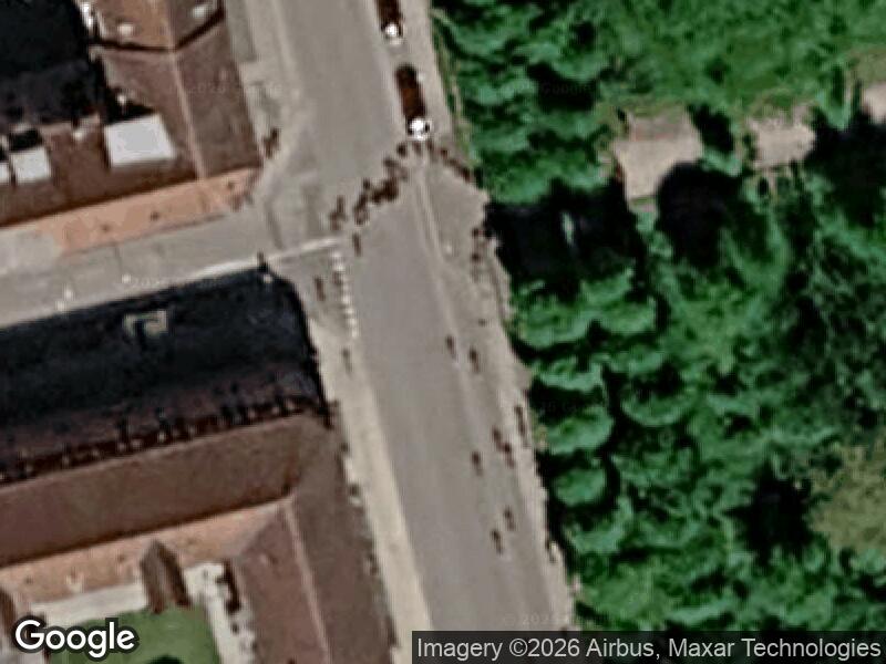 Satellitfoto af Nyvangs skolen