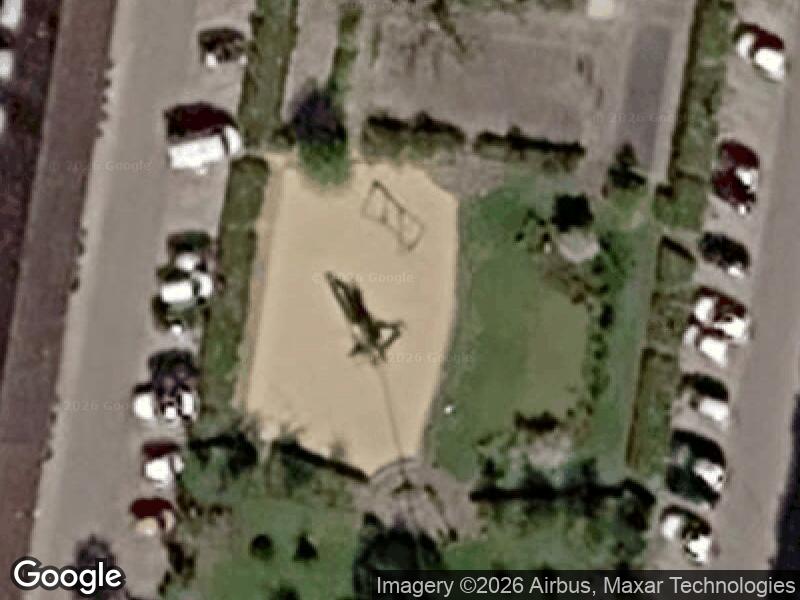 Satellitfoto af Legepladsen v. Færgegården