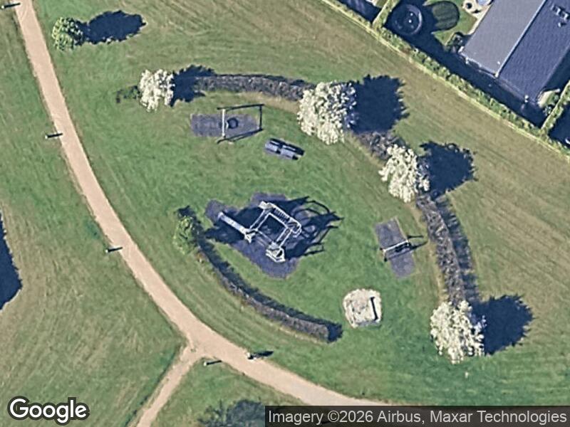 Satellitfoto af Legepladsen v. Møllemoseparken