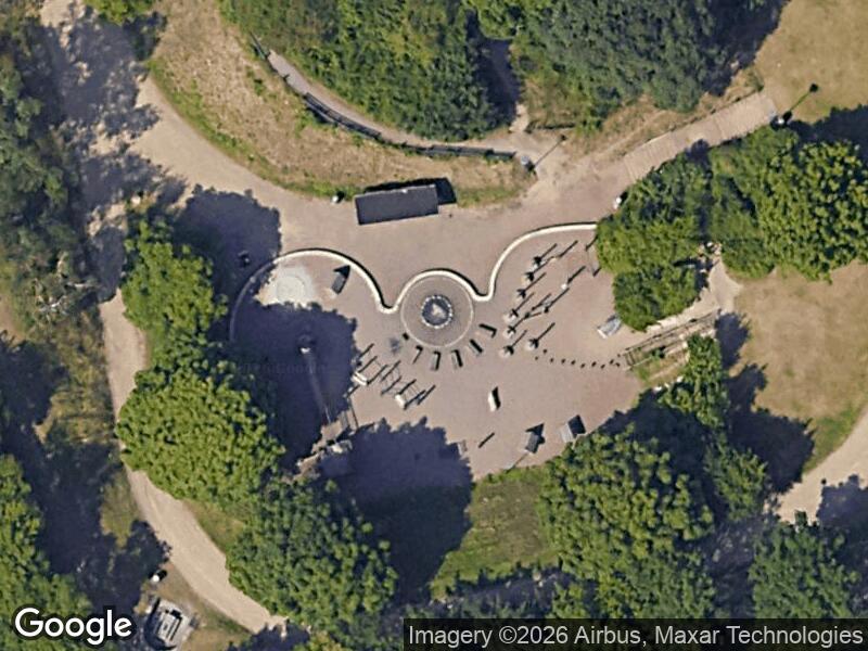 Satellitfoto af Legepladsen på Kastrup Fort
