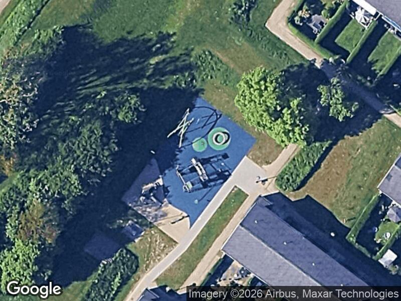 Satellitfoto af Legepladsen v. Tejstgården