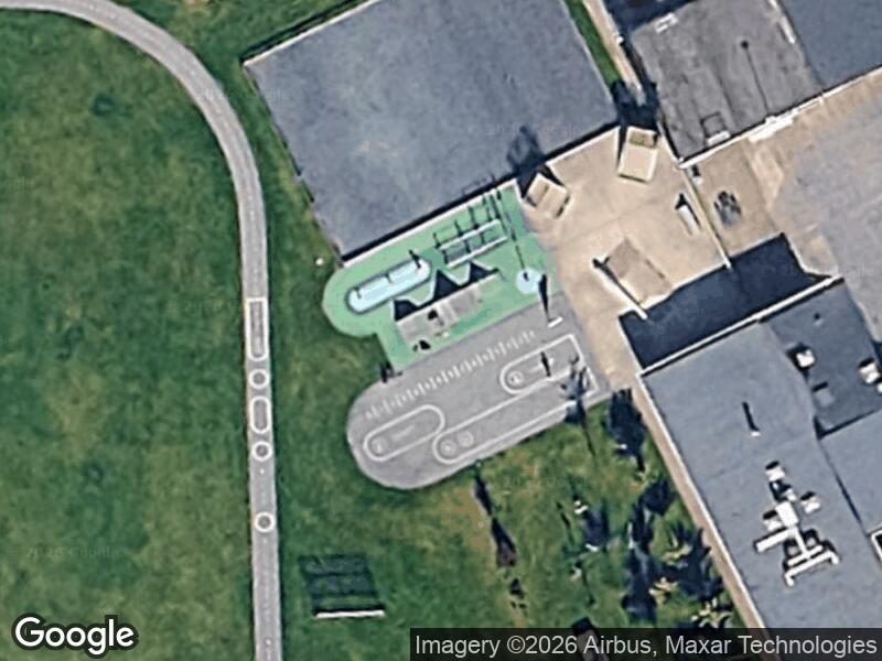 Satellitfoto af Legepladsen v. Pontoppidansvej
