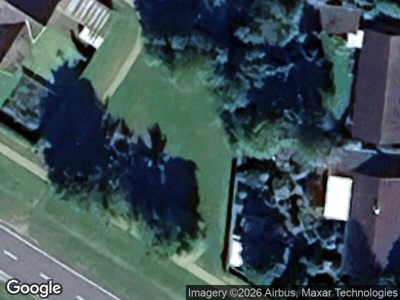 Satellitfoto af Legepladsen ved Tranevej