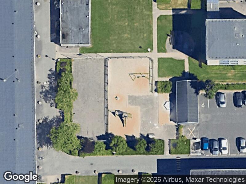 Satellitfoto af Legepladsen v. Damagervej