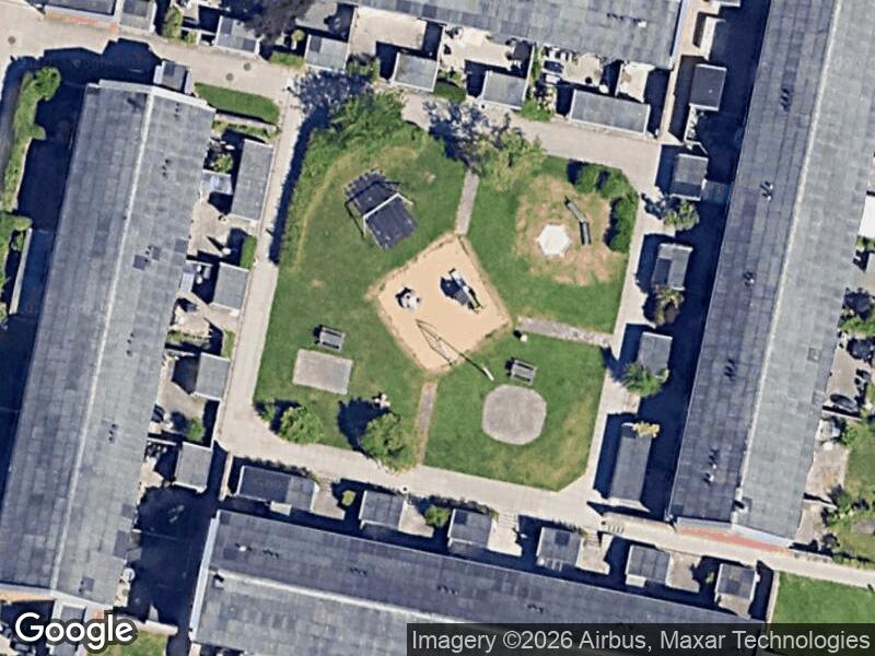 Satellitfoto af Legepladsen v. Vejlby Vænge