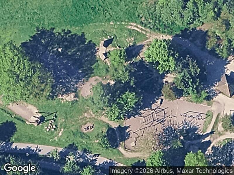 Satellitfoto af Legepladsen v. Skovvej