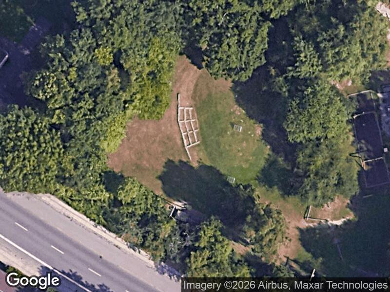 Satellitfoto af Legepladsen i Christiansholms Mose