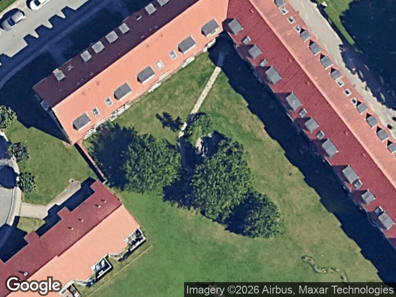 Satellitfoto af Legepladsen v. Anker Jensens Vej